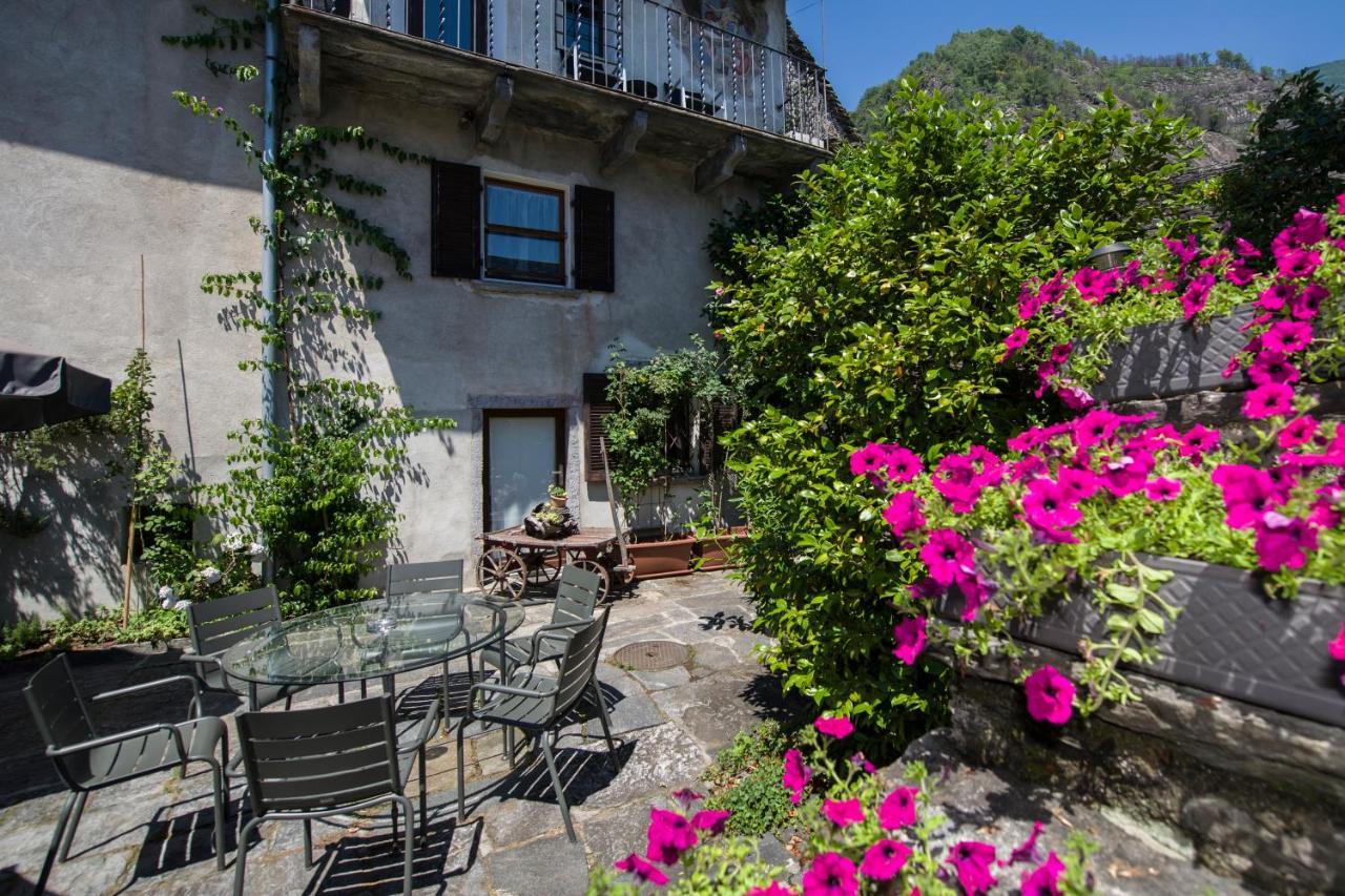 Alloggi Alla Cantina Tegna Exterior foto