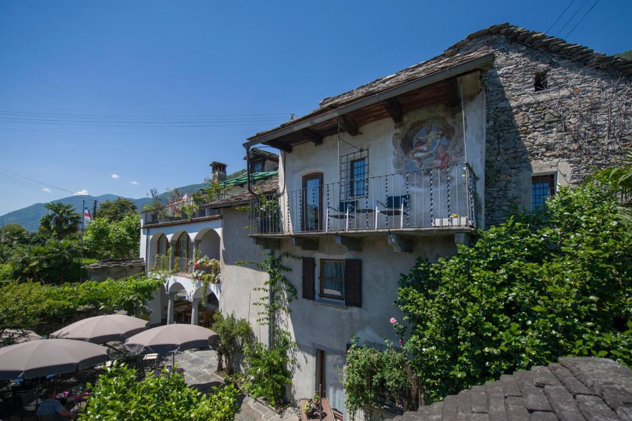Alloggi Alla Cantina Tegna Exterior foto